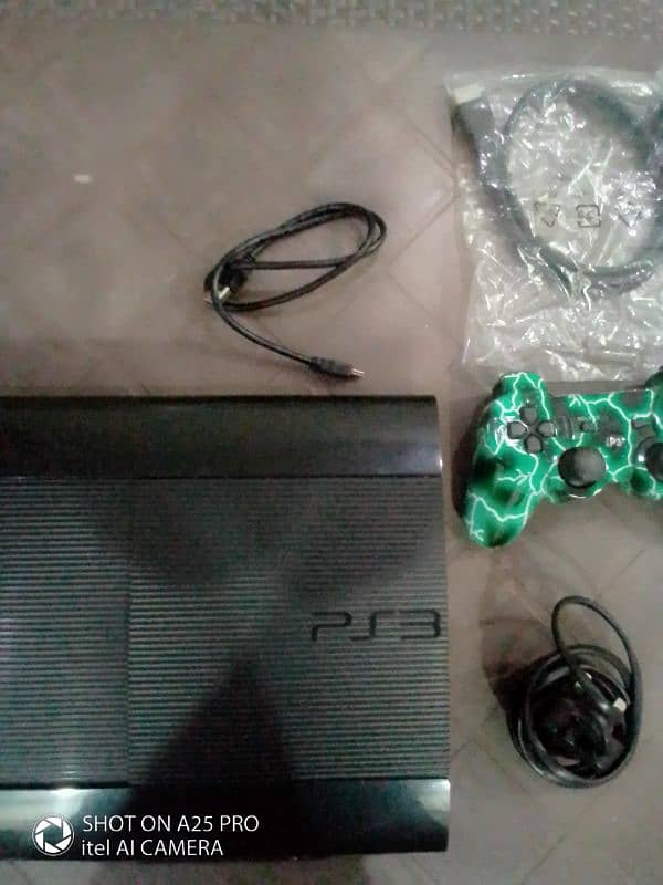 Ps3 super slim jailbreak 500 gb in mint condition 0