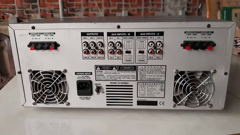 Sound Art Power Mixing amplifier 4ch 900w 1