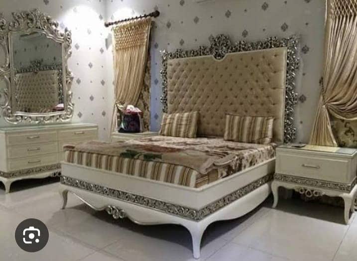 Bed/ Bed Set/Dressing Table / Bed Side Tables / Complete Bed Set 5