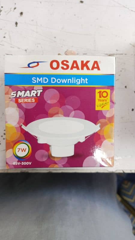 Osaka and Tuff SMD ceiling lights and LED bulbs available for sale 1