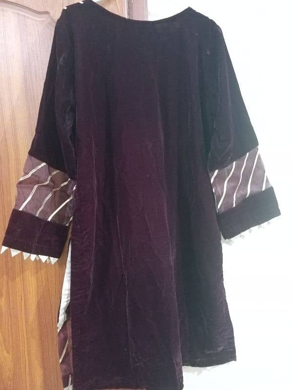 Velvet Kurti for sale in very good condition & reasonable price. 1