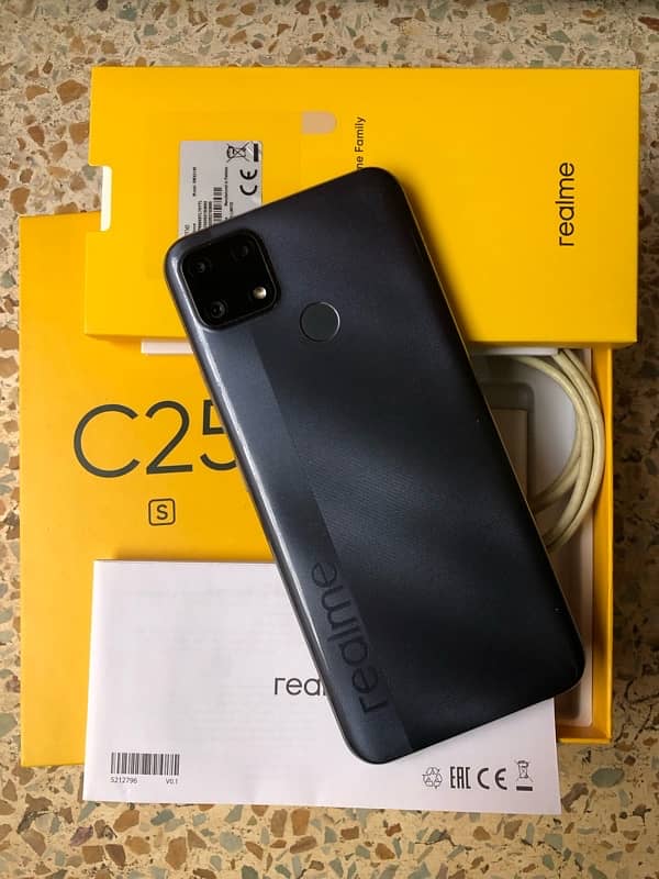 Realme c25s (4/128) 10/9 condition see in pic’s with complete box 8