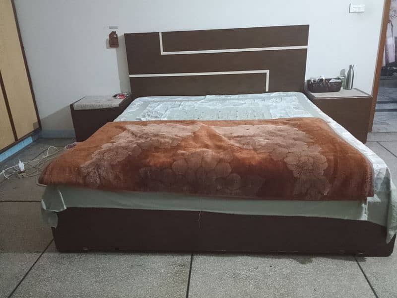 Bed set with dressing and spring mattress 1