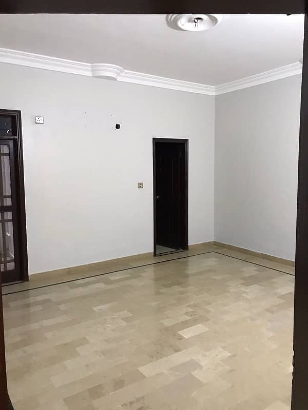 three bed dd 1st floor portion for rent in johar 4