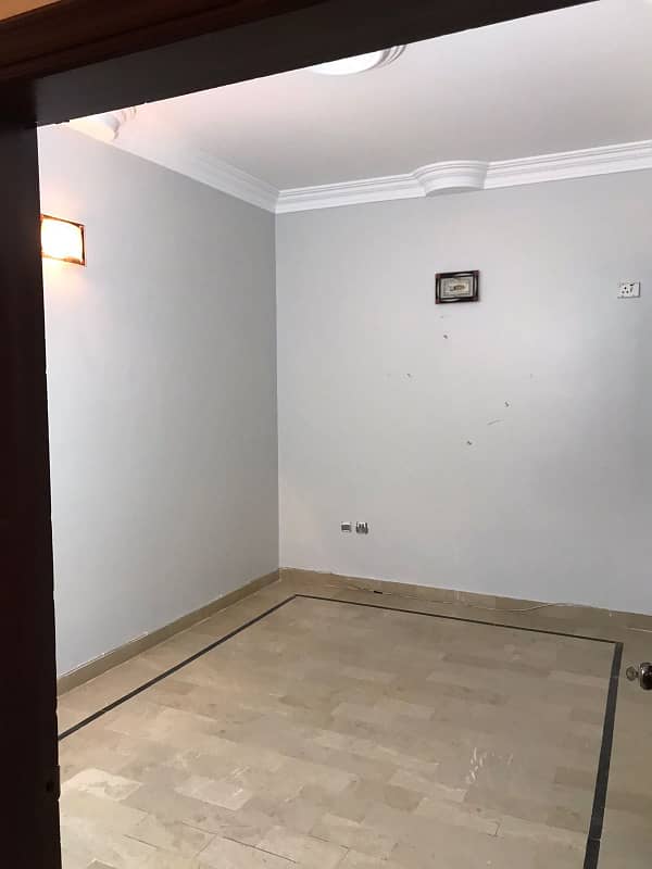 three bed dd 1st floor portion for rent in johar 6