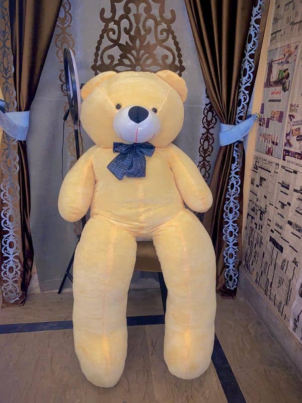 5ft taddy bear yellow colour 1