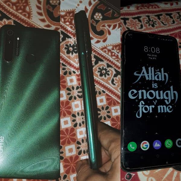 realme 5i Good condition one hand use sil pack phone doubel sapeker 1