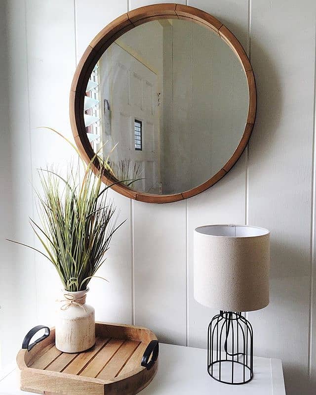 Standing Mirror- Mirro- Sunset Mirror -Console Table - Golden Konsole 4