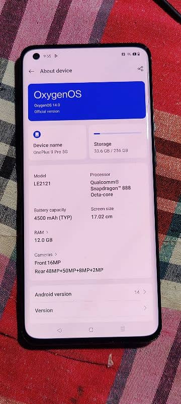 one plus 9 pro 12+256 dual sim 0