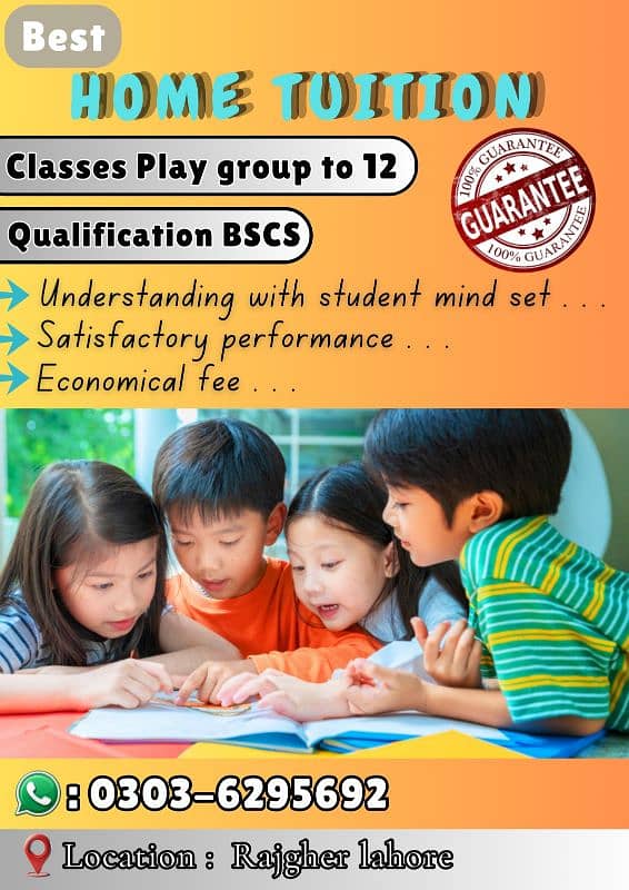 home tuition/tutors/female teacher/academy/play group/inter 0