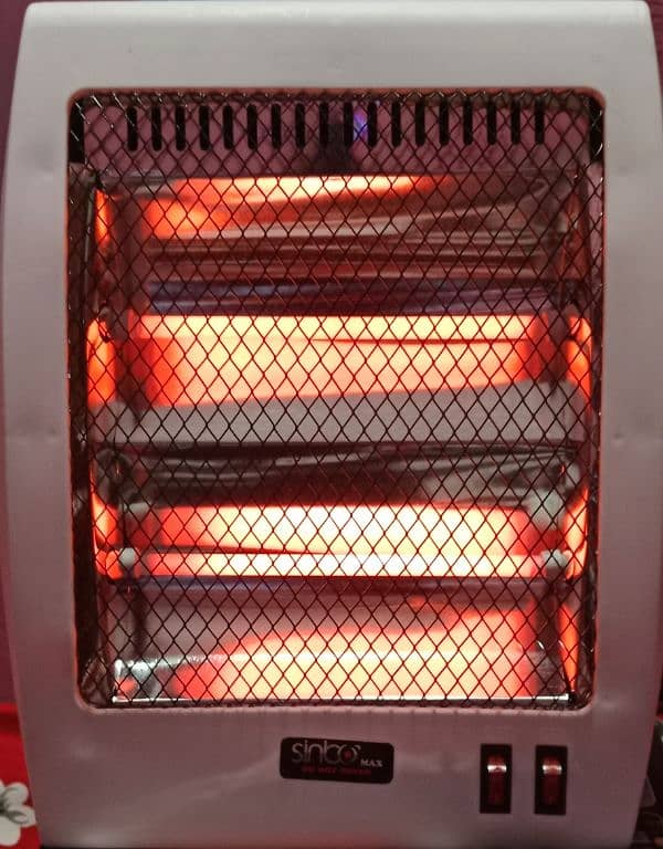 Sinbo Quartz Heater 400 + 400 - 800w with Tip Over Switch 3