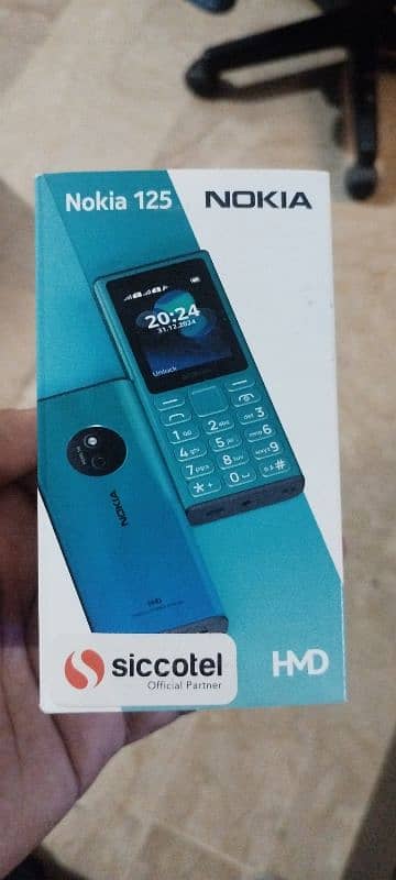 Nokia 125 just box open 2 days use want to sell urgent original 0