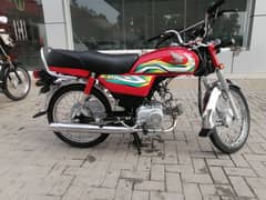 HONDA CD 70 MODEL 2022 STICKER 2023 ISLAMABAD NUMBER