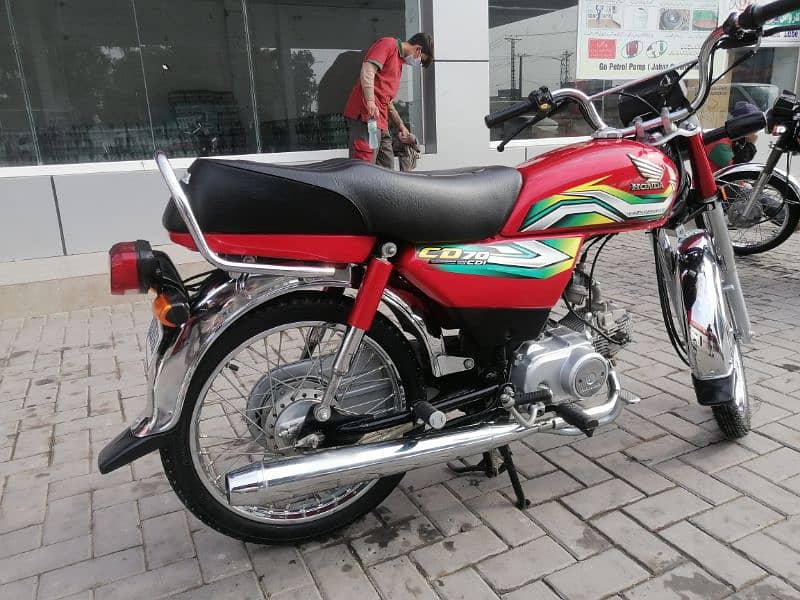 HONDA CD 70 MODEL 2022 STICKER 2023 ISLAMABAD NUMBER 2