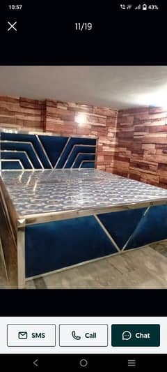 stainless steel double beds for sale in Good quality