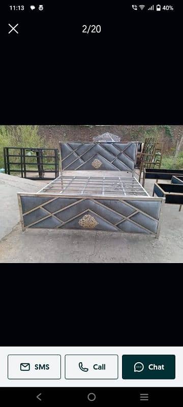 stainless steel double beds for sale in Good quality 3