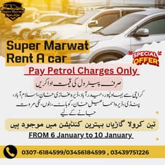 Ren A Car, One Way drop service karachi to lahore, ISL, RWP, DGK,