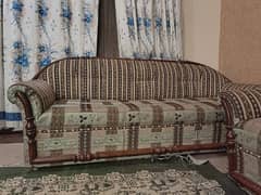 5 Seater wooden sofa set