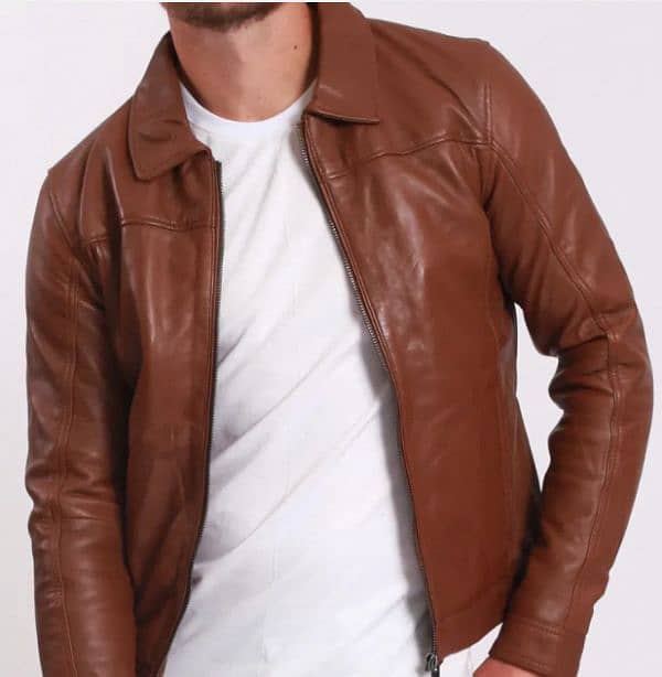 Leather Bronze Colour Jacket Koluton Style 0