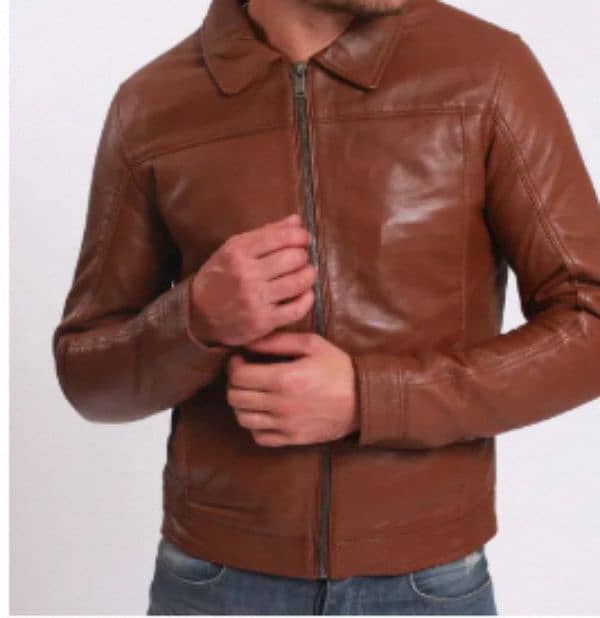 Leather Bronze Colour Jacket Koluton Style 2