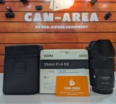 Sigma 35mm F 1.4 DG for Sigma ( complete box ), Mint Condition,