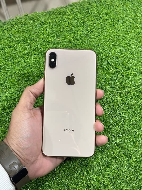 iphone xs max 256gb pta approved physical dual sim water pack 0