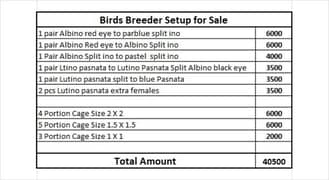 breeder pair with cage