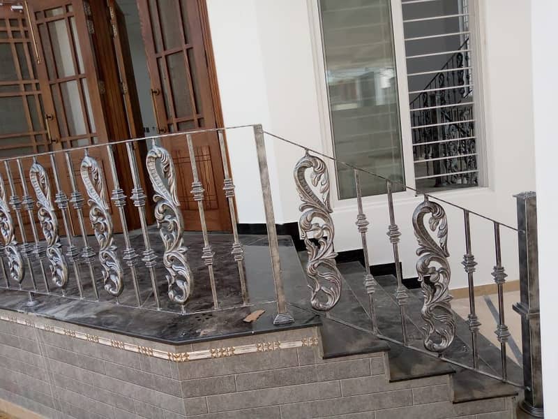 Wrought iron gate - Stairs - Cnc cutting work- Grills-Railing-Balcony 12