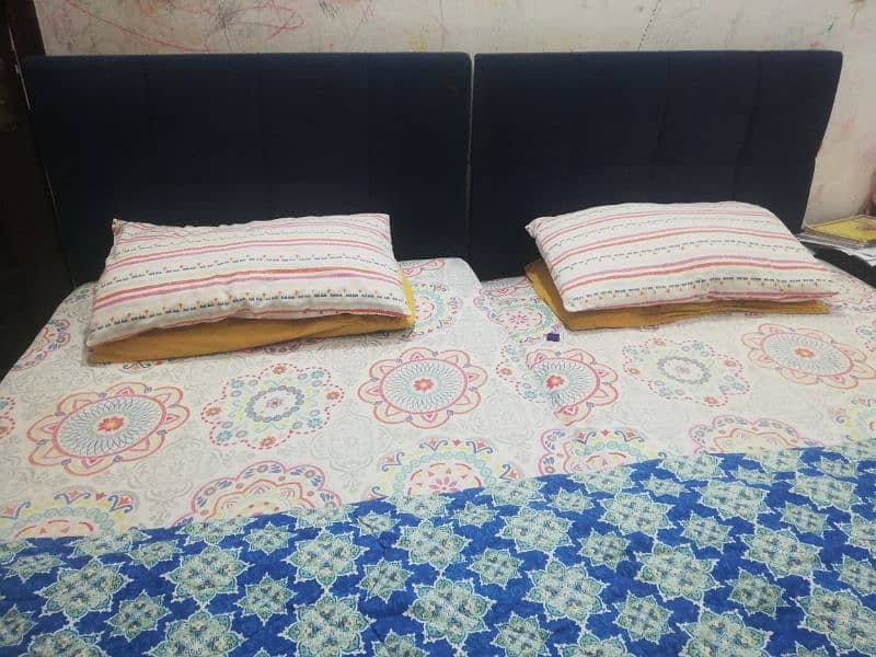 2 single beds with mattress for sale 1