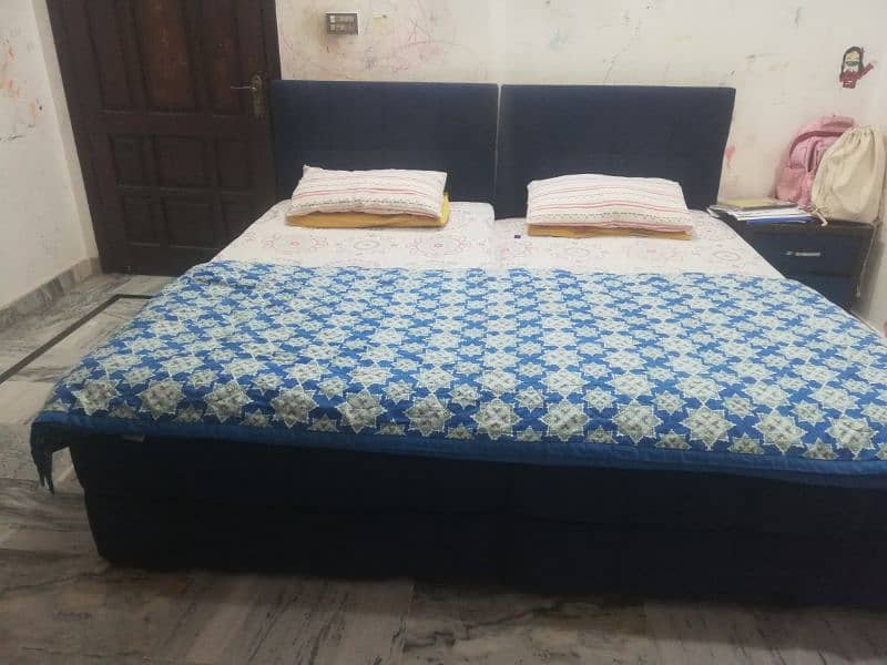 2 single beds with mattress for sale 2