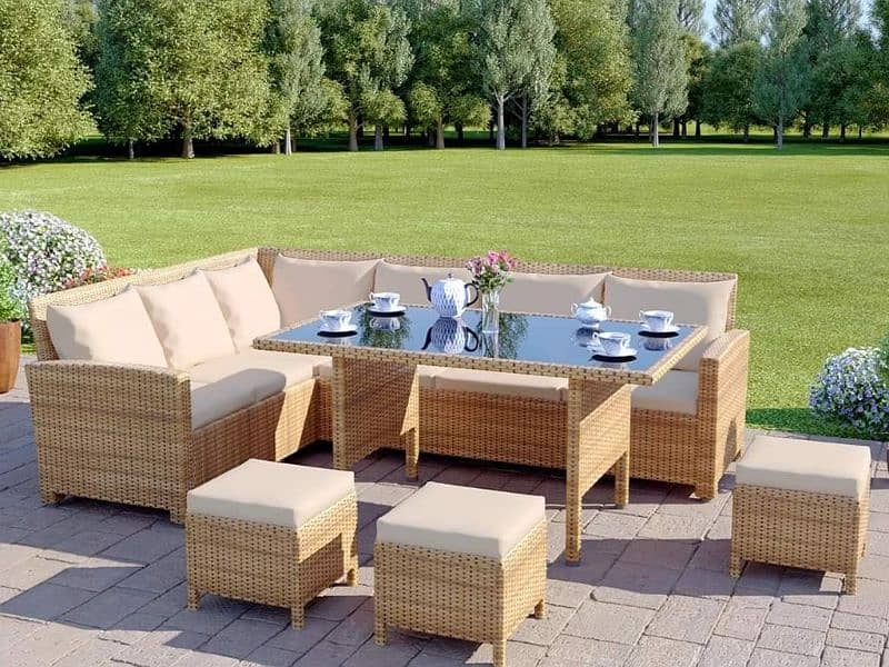 Rattan Outdoor Sofas set 3