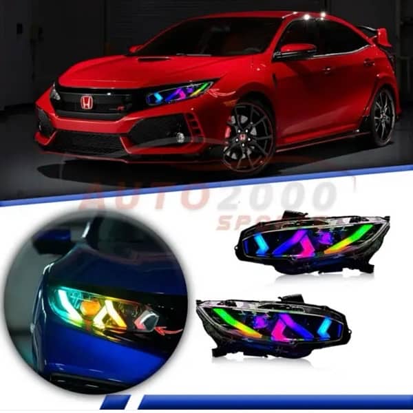 Head Lamp Civic-2016 Allian Style RGB China 0