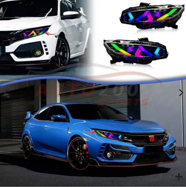 Head Lamp Civic-2016 Allian Style RGB China 1