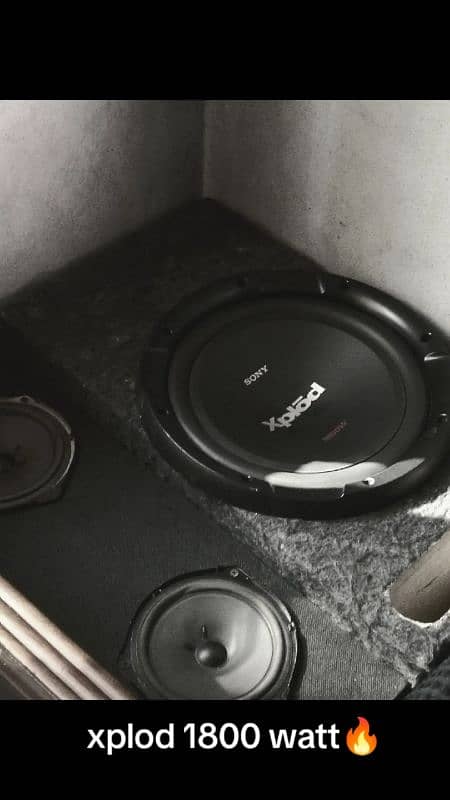 Sony subwoofer car audio system 0