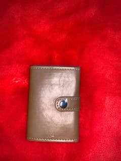 card holder/ You can also keep money/ Genuine Leather