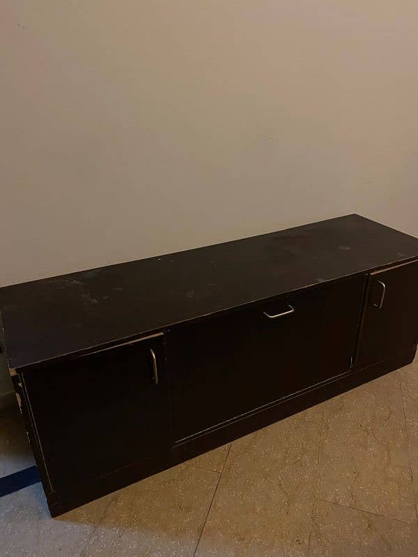 wooden tv table for sale 1