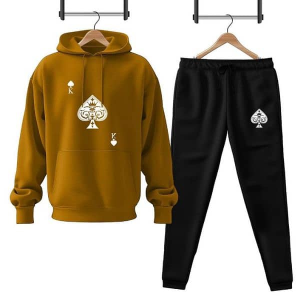 Men's Printed Hoodie Tracksuit 1