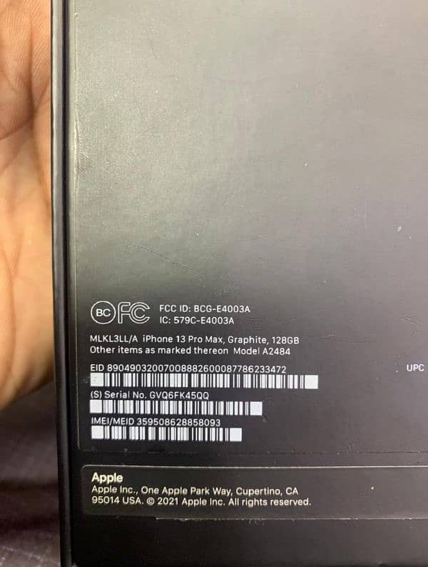 iphone 13 Pro Max - 128gb PTA Approved 5