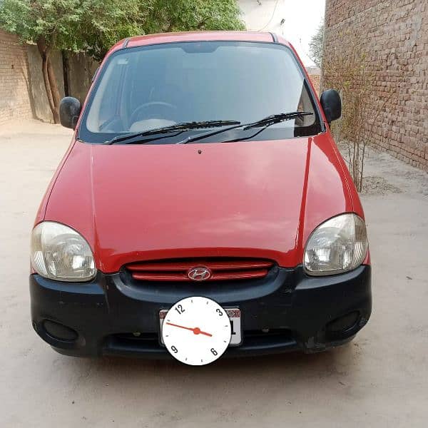 Hyundai Santro 2001 brand new car A/c & heater chill  tyre 75% 0