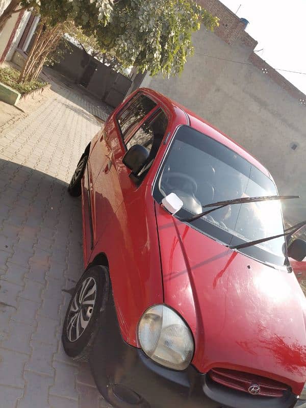 Hyundai Santro 2001 brand new car A/c & heater chill  tyre 75% 15