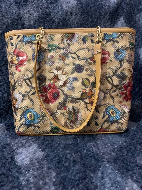 Floral double sided Bag 1