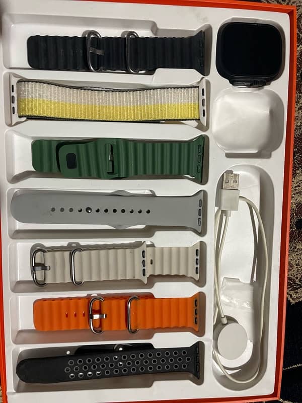 ultra 2 smart watch with 7 straps 0