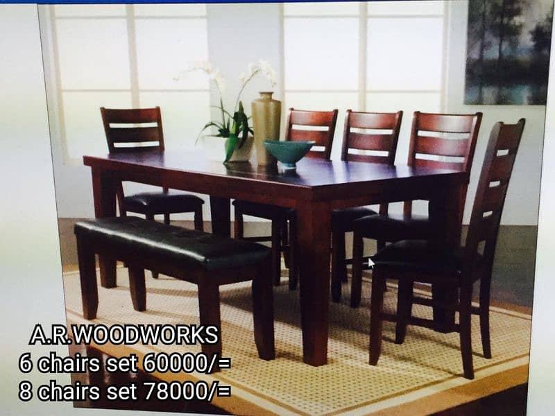 DINING TABLE DINING CHAIRS SOFA CHAIRS 18