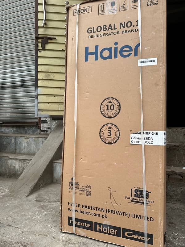 Haier  key fridge new urgent model246 2