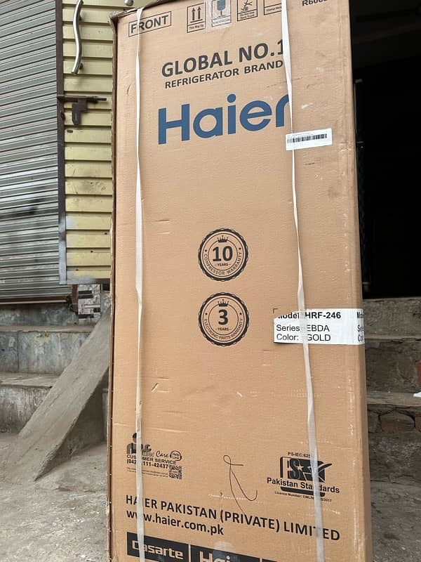 Haier  key fridge new urgent model246 3