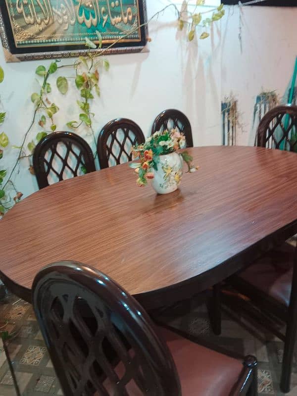 Dinning table with 6chairs 6