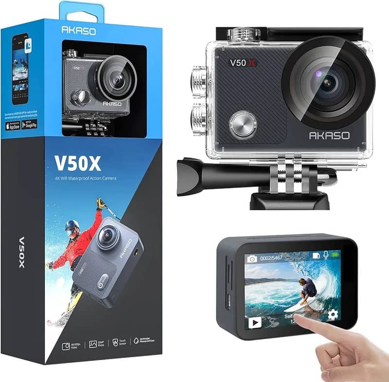 AKASO V50X Action Camera 4K30fps WiFi/Camera for sale 1