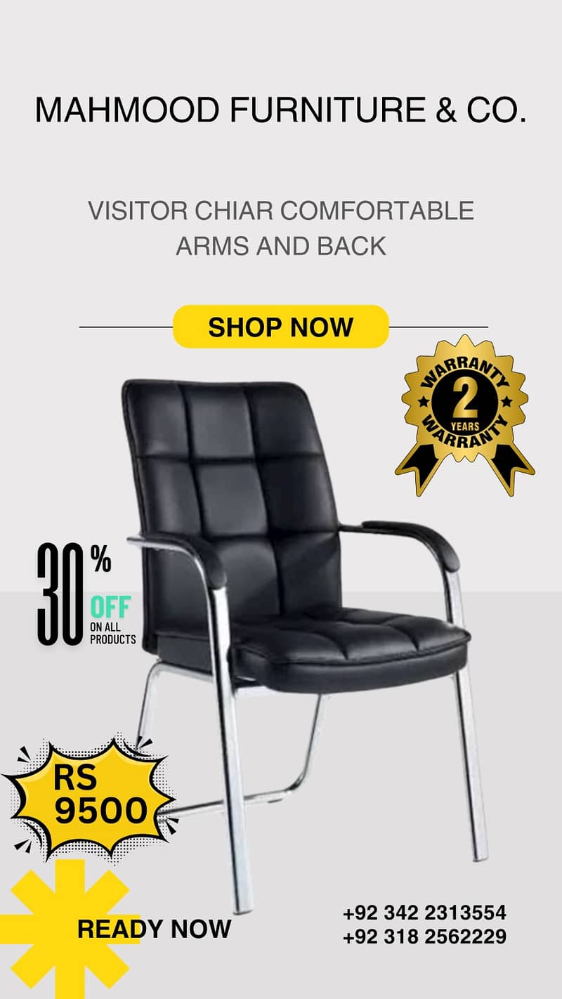 New Double lever revolving chair with Adjustable Armrest & Headrest 14