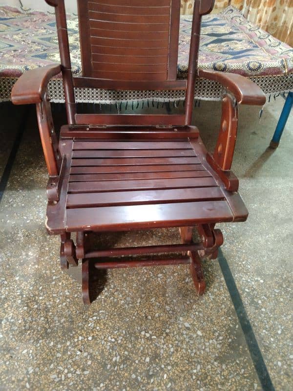 pure shisham wood rest chair 1