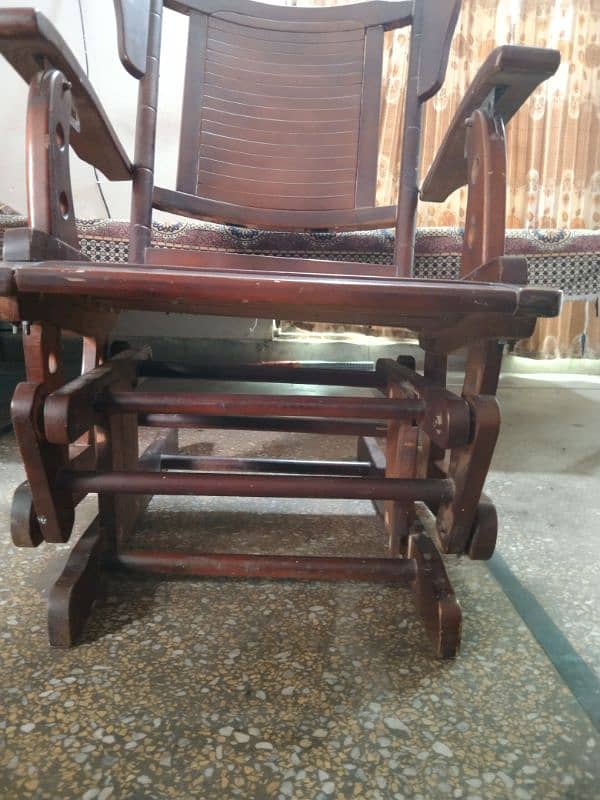 pure shisham wood rest chair 3